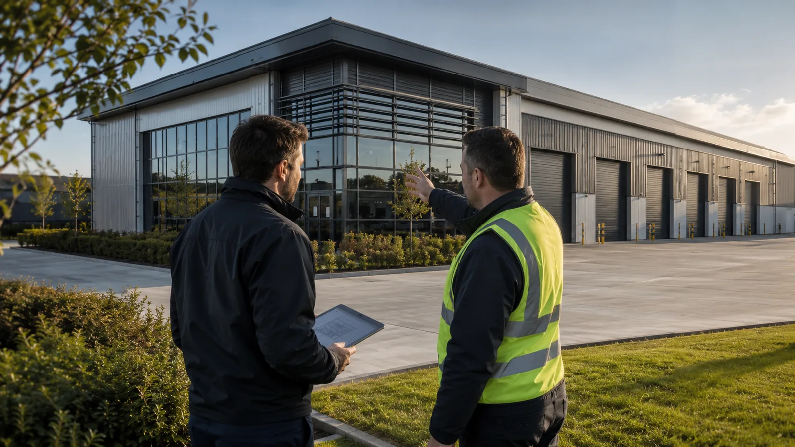 Commercial property inspection and coordinated support